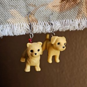 Puppy earrings