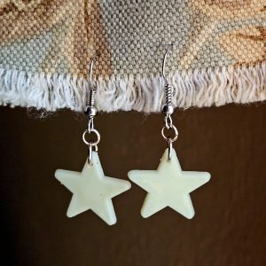 Glow-in-the-dark star earrings